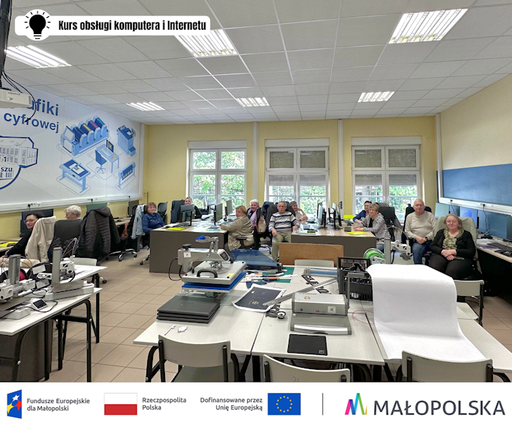 Pierwsze zajęcia z Kursu obsługi komputera i Internetu za nami